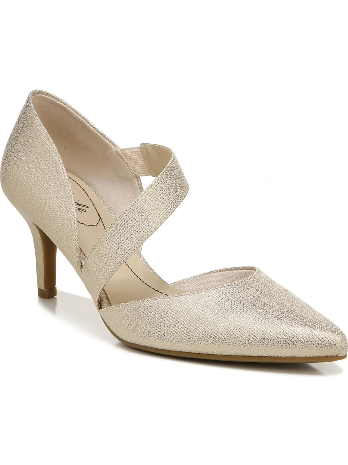 Suki Womens Padded Insole Slip On D'Orsay Heels