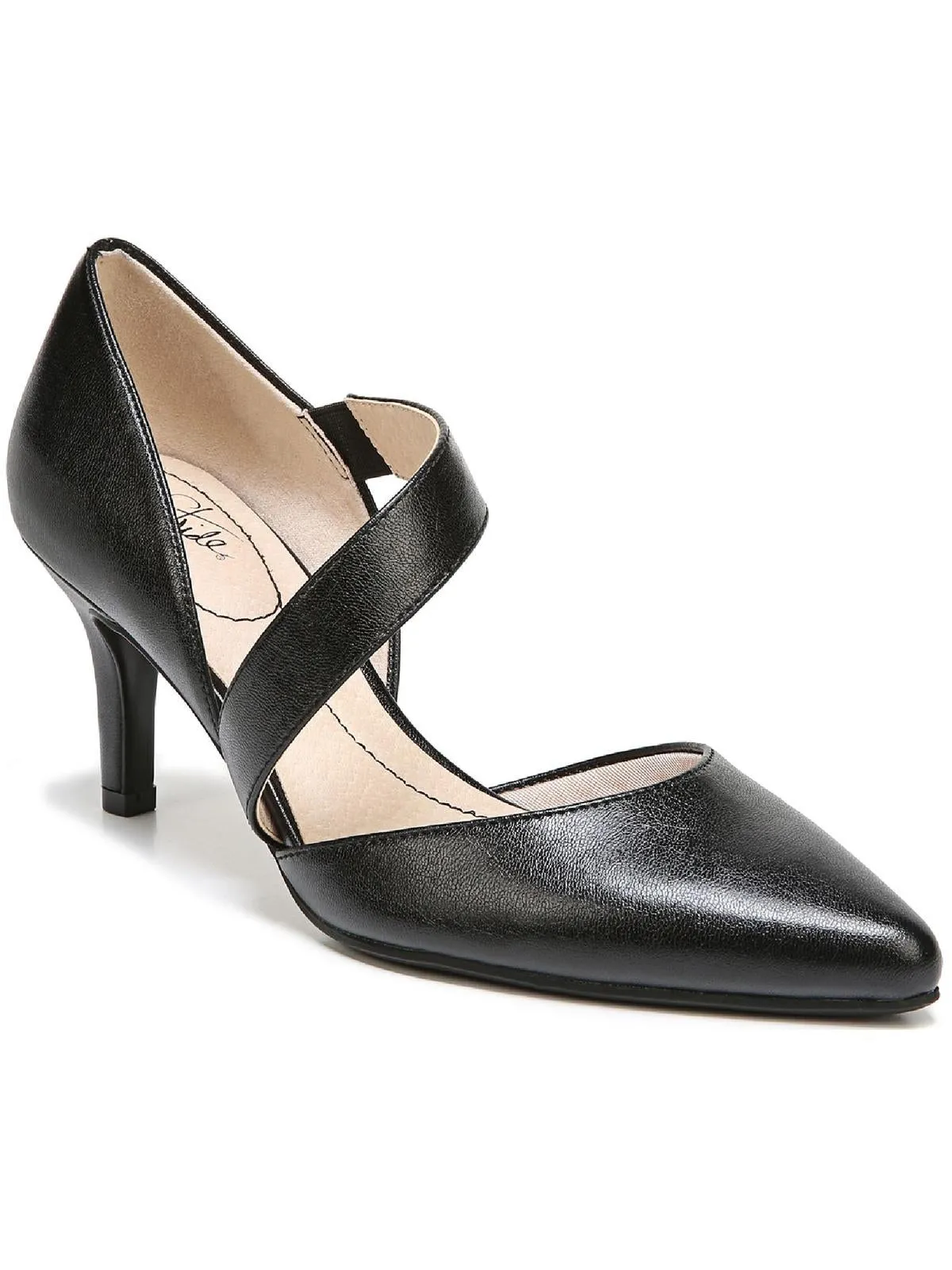 Suki Womens Padded Insole Slip On D'Orsay Heels