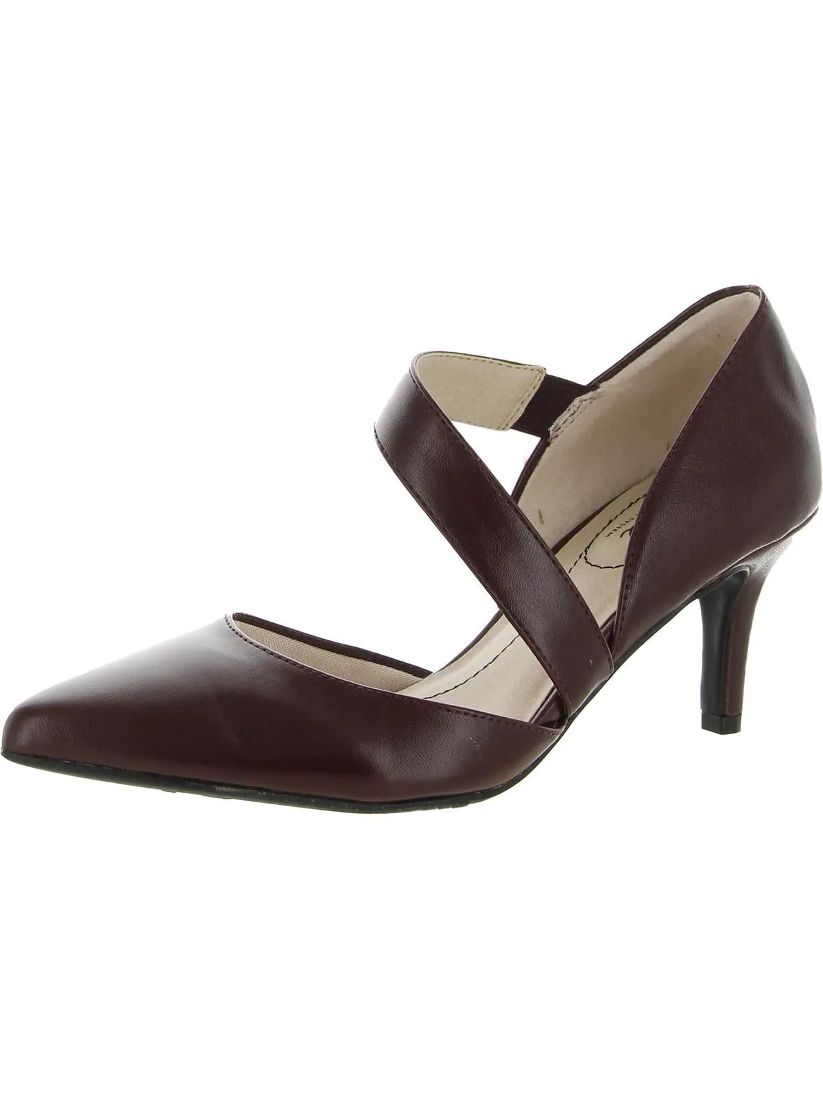 Suki Womens Padded Insole Slip On D'Orsay Heels