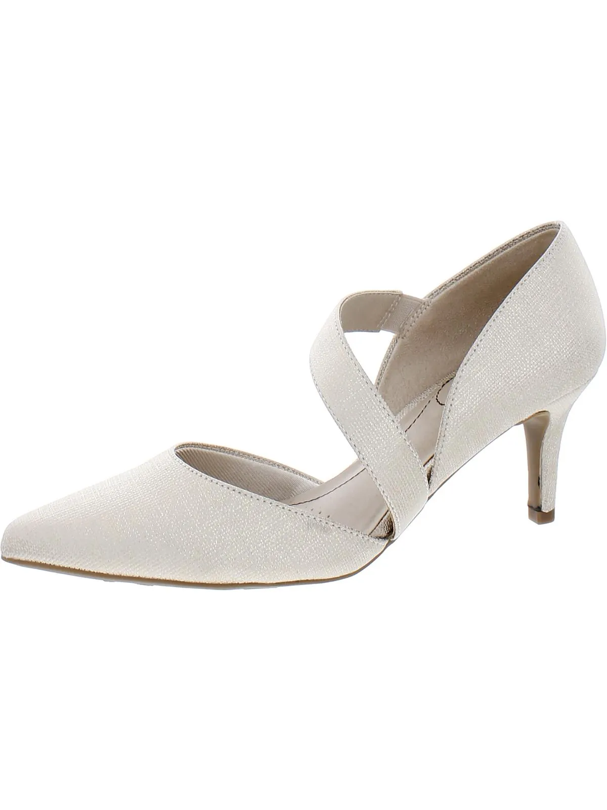 Suki Womens Padded Insole Slip On D'Orsay Heels