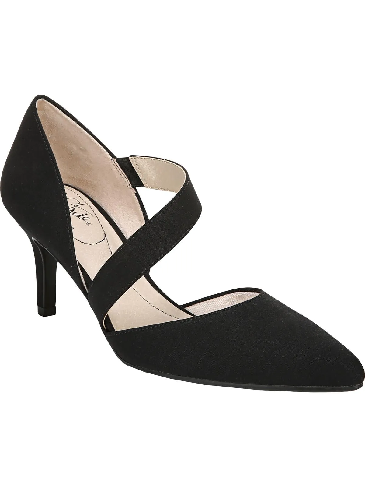 Suki Womens Padded Insole Slip On D'Orsay Heels