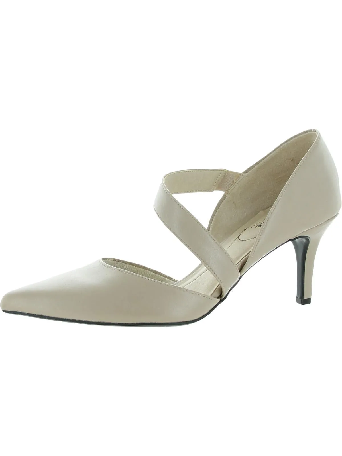 Suki Womens Padded Insole Slip On D'Orsay Heels