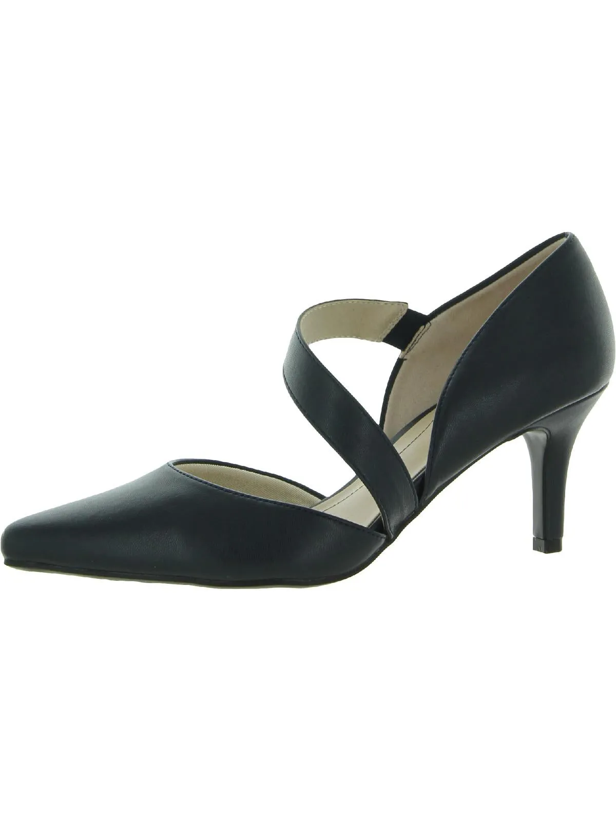 Suki Womens Padded Insole Slip On D'Orsay Heels