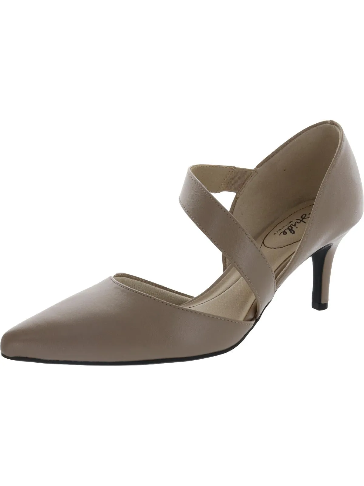Suki Womens Padded Insole Slip On D'Orsay Heels