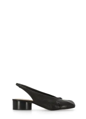 Tabi Toe Leather Slingback
