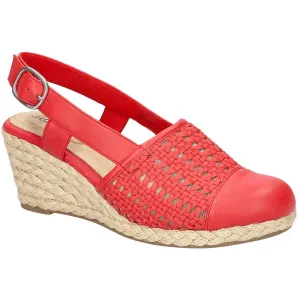 TAFFY Womens Buckle Man Made Wedge Sandals
