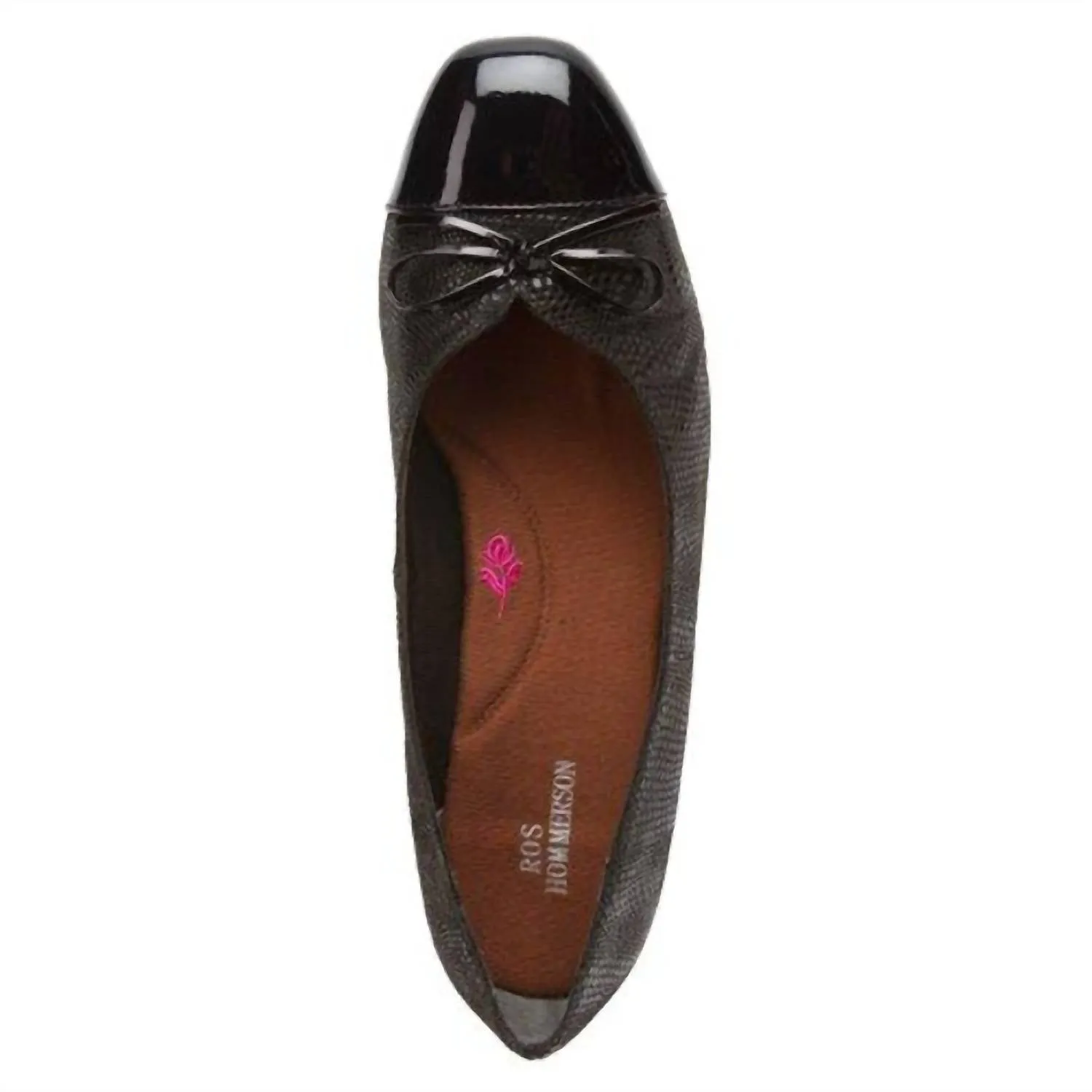Tawnie Low Heeled Shoes - Wide Width In Brown Lizard
