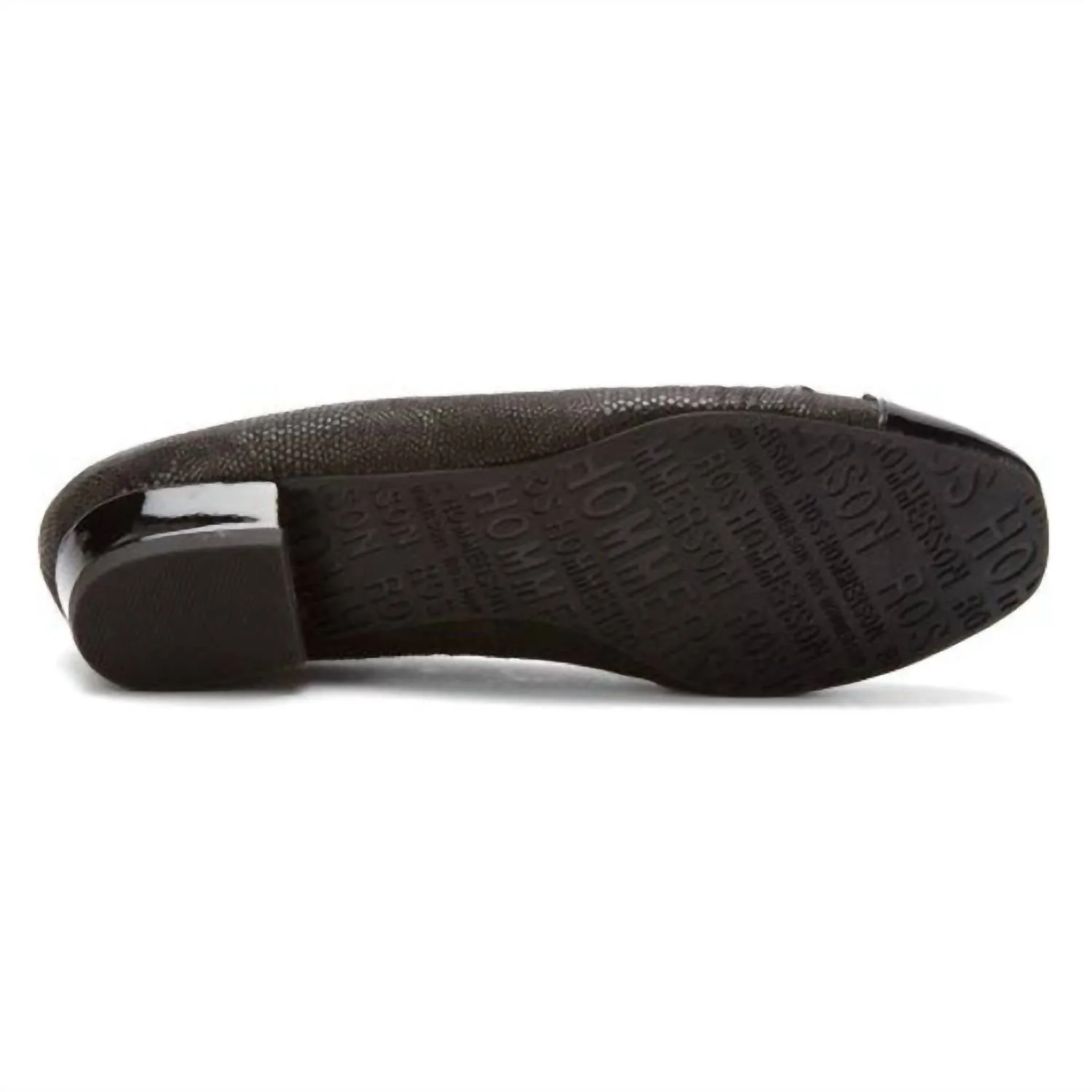 Tawnie Low Heeled Shoes - Wide Width In Brown Lizard