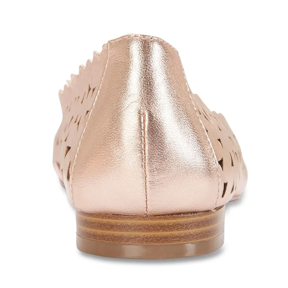 Tempest Loafer in Rose Gold Leather