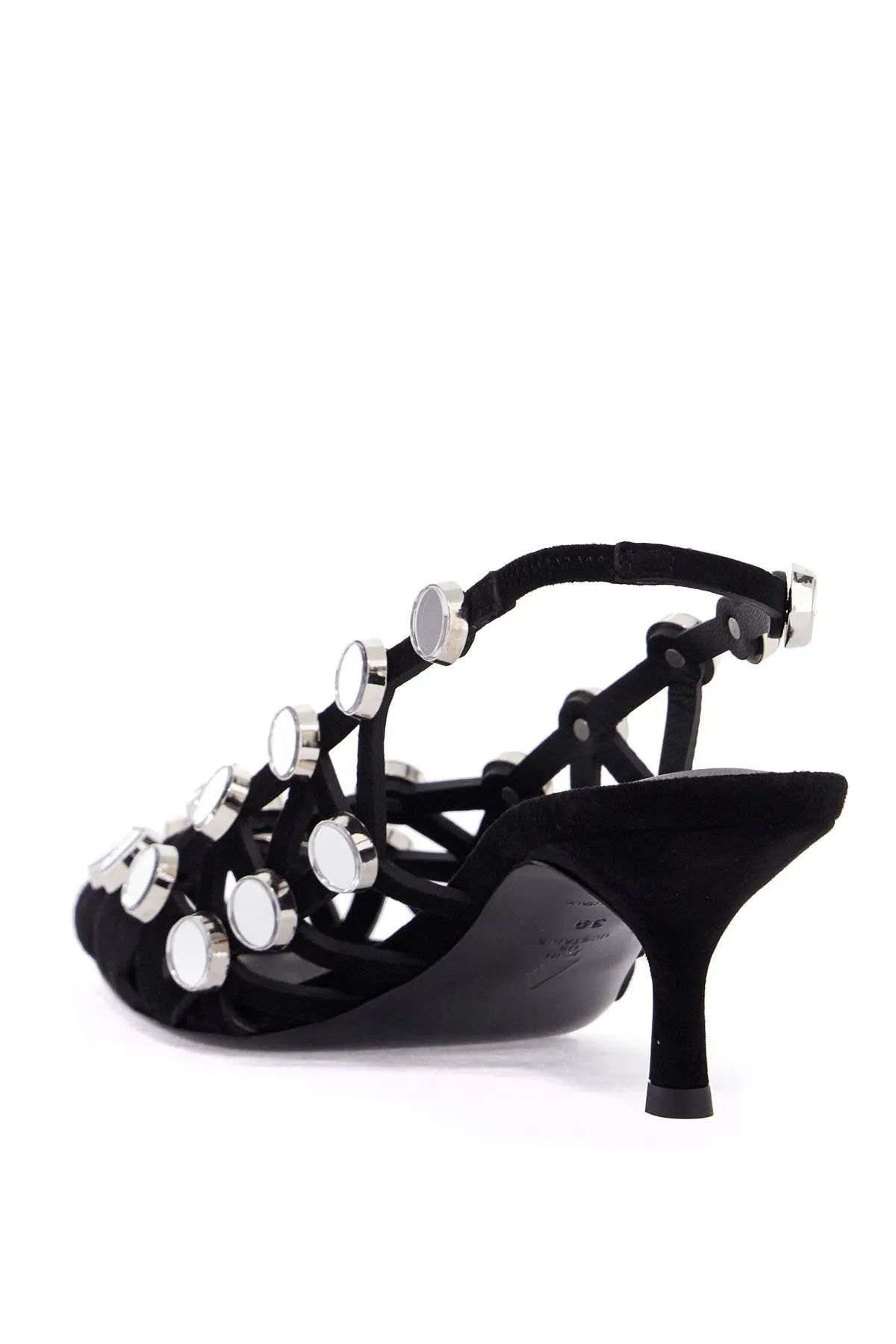 The Attico Women's Grid Slingback Dcol