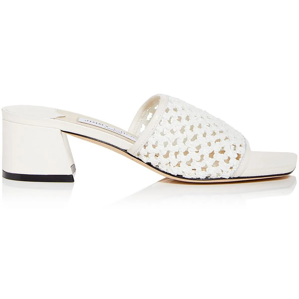 Themis  Womens Open Toe Leather Heels