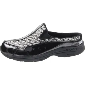 Time Travel 728 Womens Mixed Media Leather Mules