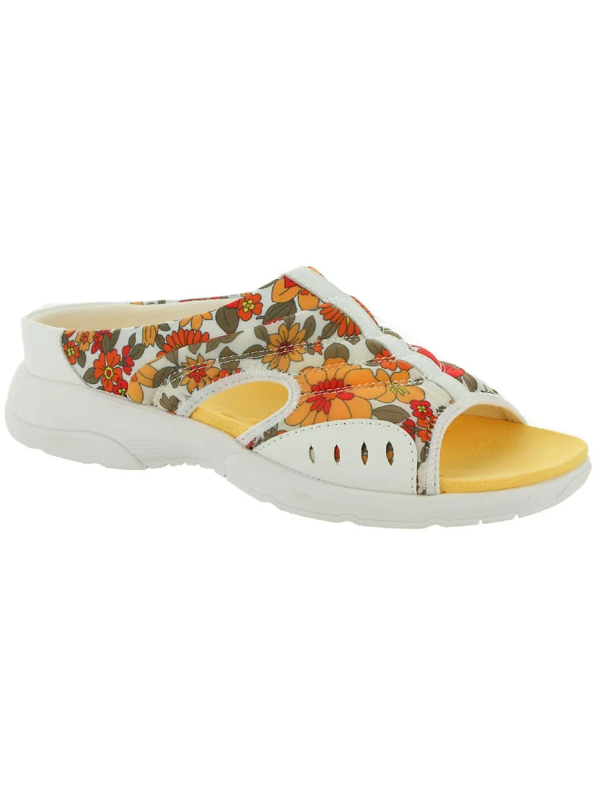 Traciee 2 Womens Padded Insole Open Toe Slide Sandals