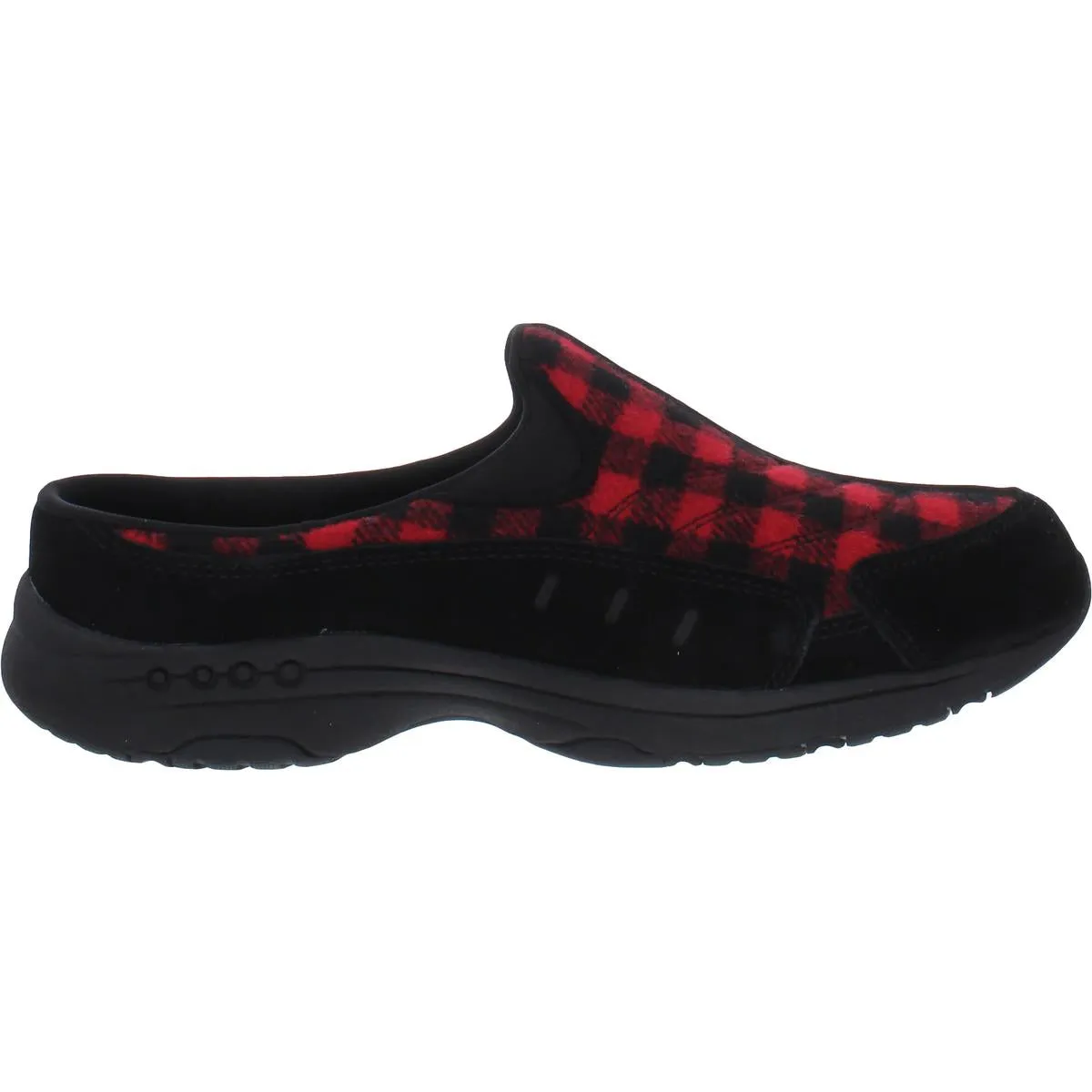 Traveltime 498 Womens Suede Plaid Mules