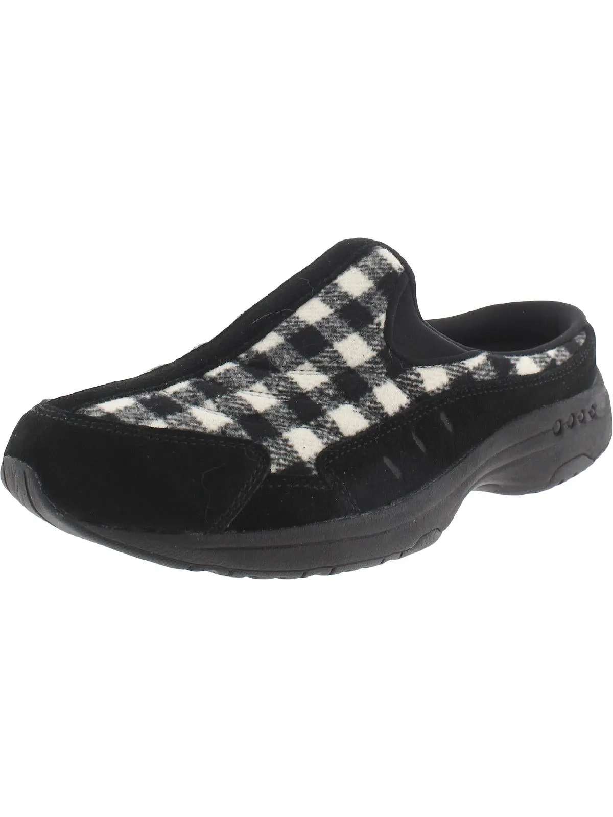Traveltime 498 Womens Suede Plaid Mules