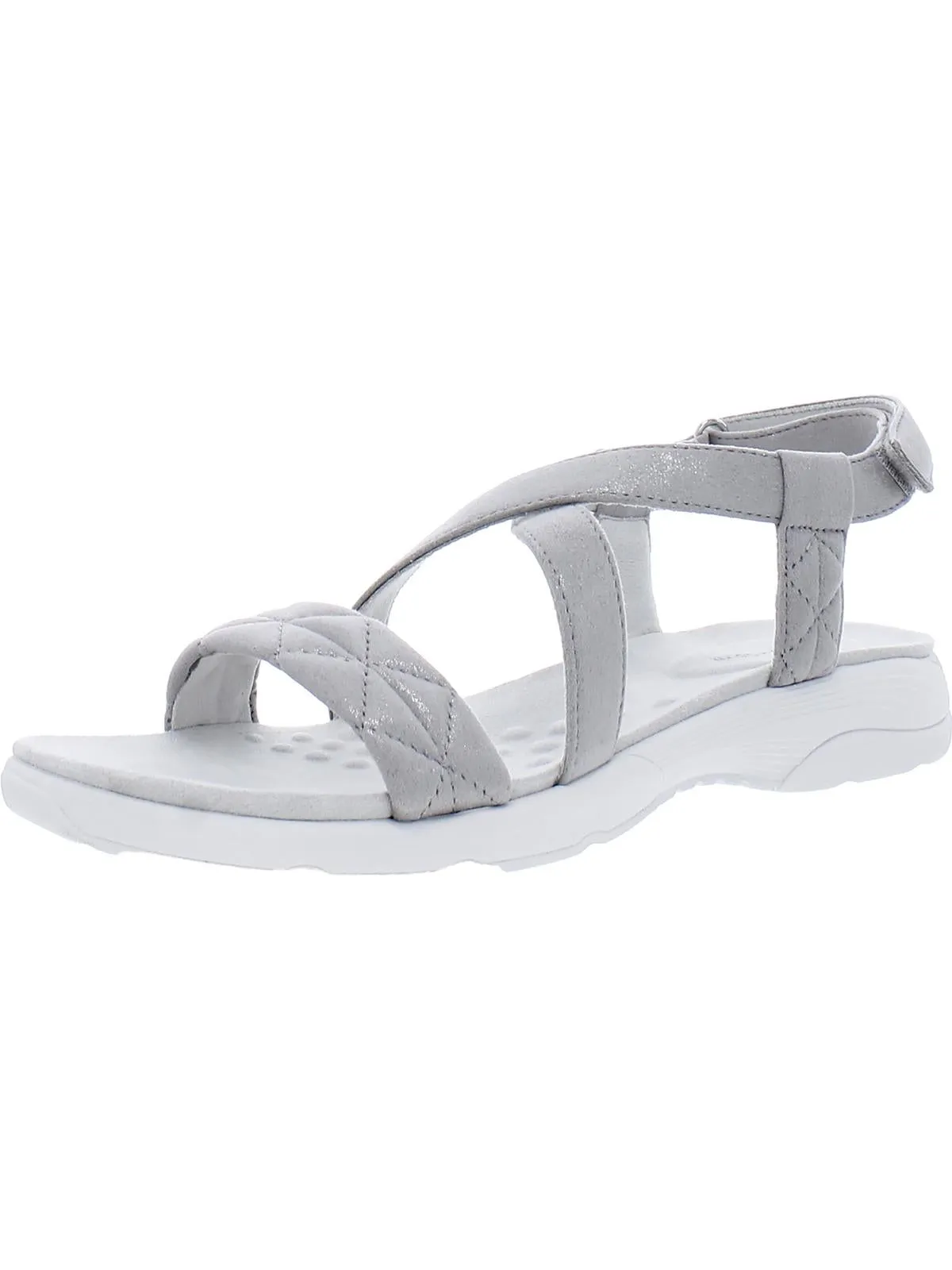 Treasur 2 Womens Ankle Strap Heeled Wedge Sandals