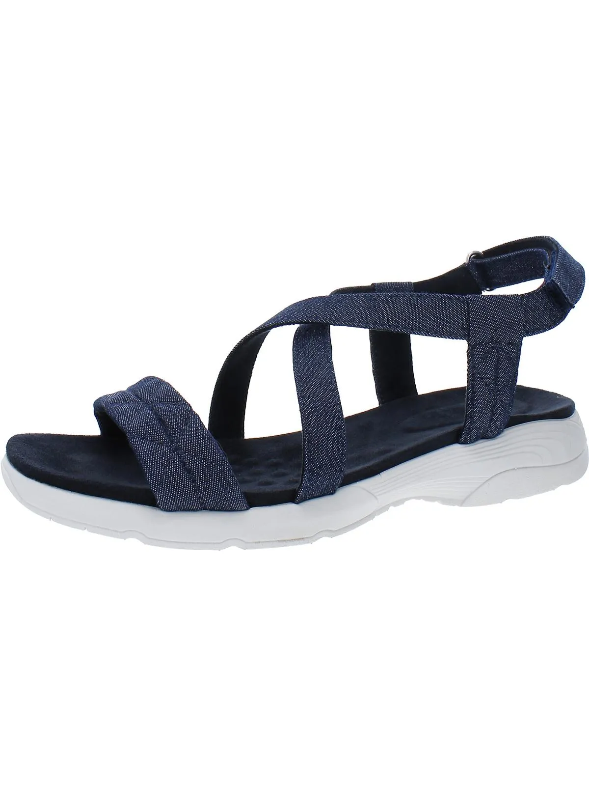 Treasur 2 Womens Ankle Strap Heeled Wedge Sandals