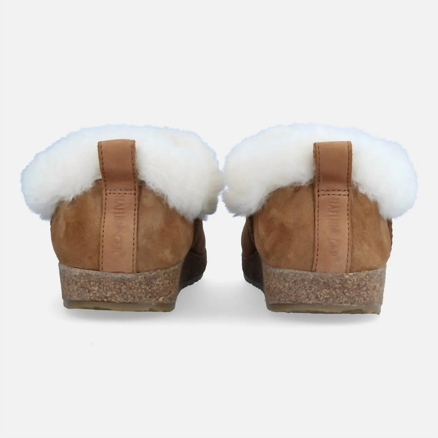 Unisex Iceland Cozy Shearling Clog In Chestnut