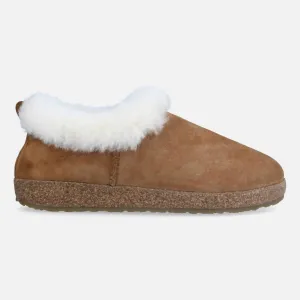 Unisex Iceland Cozy Shearling Clog In Chestnut