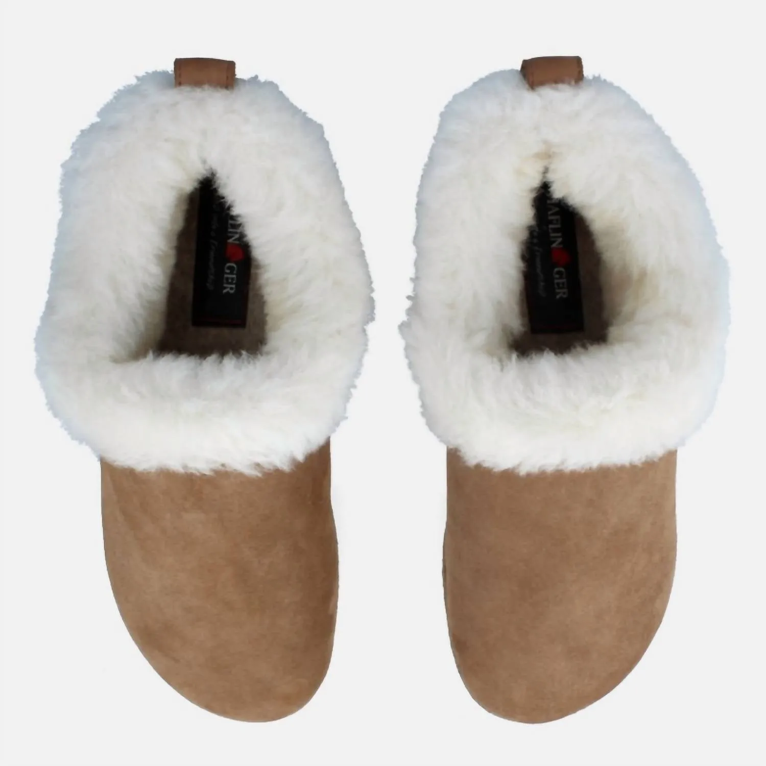 Unisex Iceland Cozy Shearling Clog In Chestnut