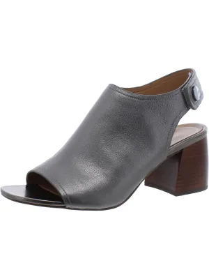 Valencia Womens Leather Ankle Mules