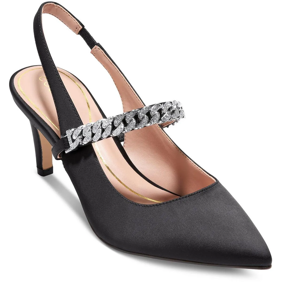 Vandam Sling Pump 65 Womens Slip On Pointed Toe Slingback Sandals