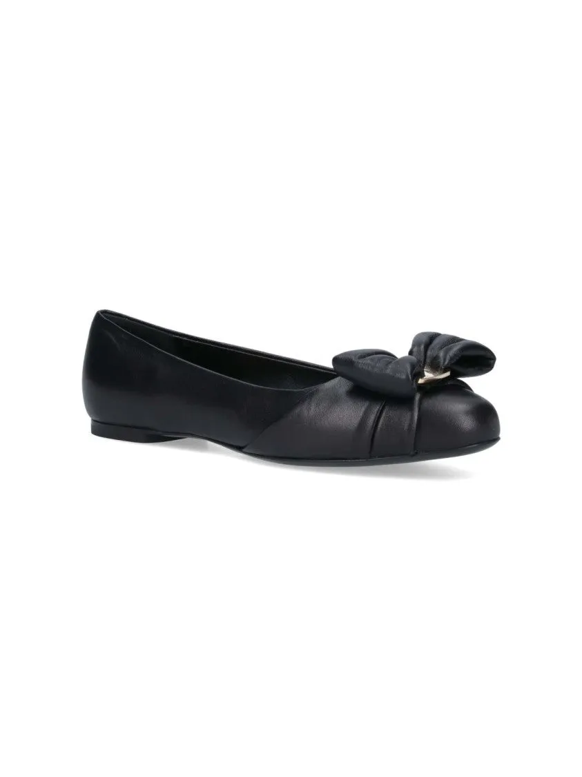 Vara' Bow Ballerinas  Black
