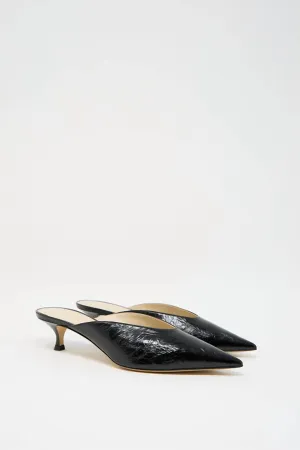 Venetian Kitten Heel In Black