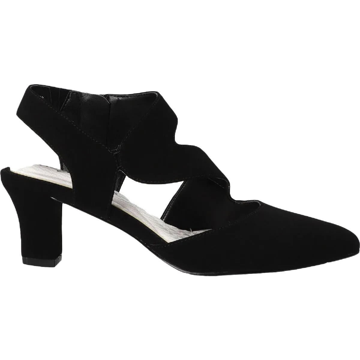Venue Womens Microsuede Pointed Toe Dress Heels