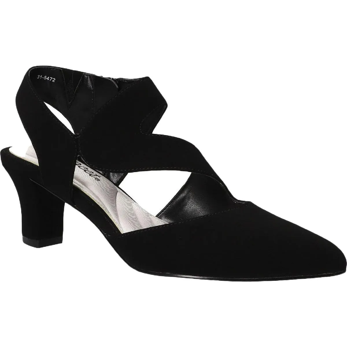 Venue Womens Microsuede Pointed Toe Dress Heels