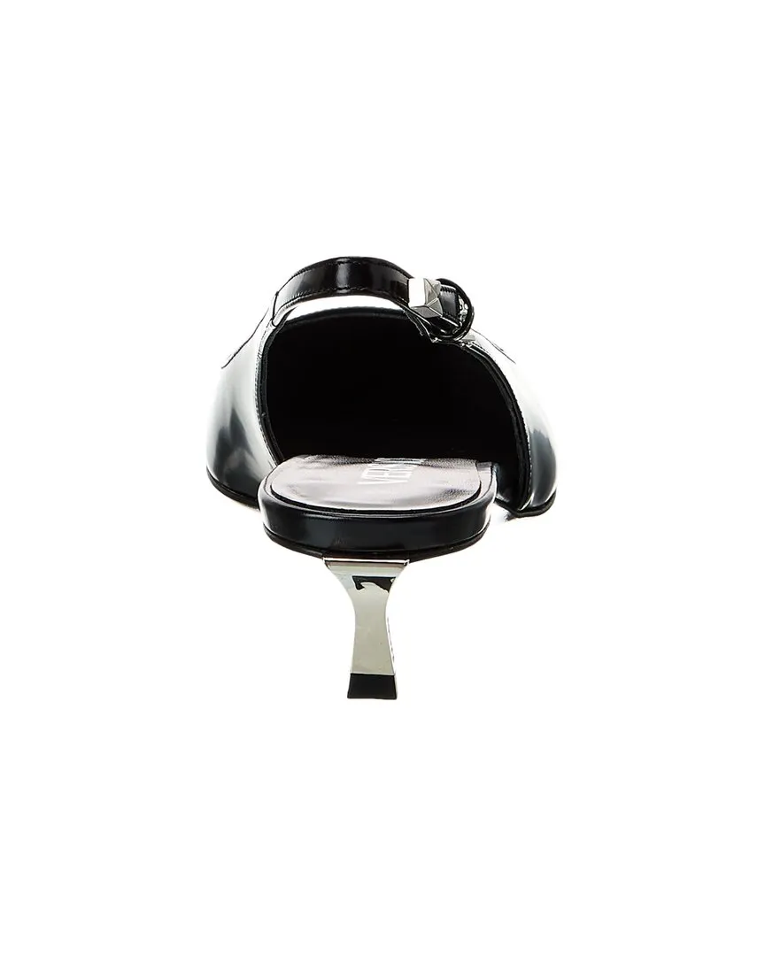 Versace Pin-Point Leather Pump
