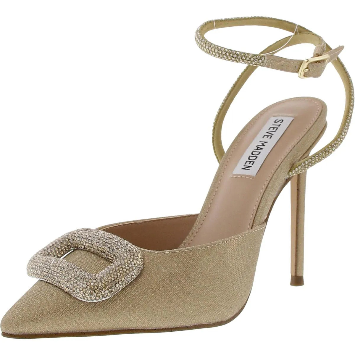 Vienna Womens Suede Stiletto Slingback Heels
