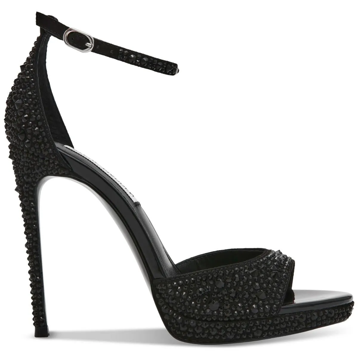 Wiley Womens Rhinestone Manmade Ankle Strap