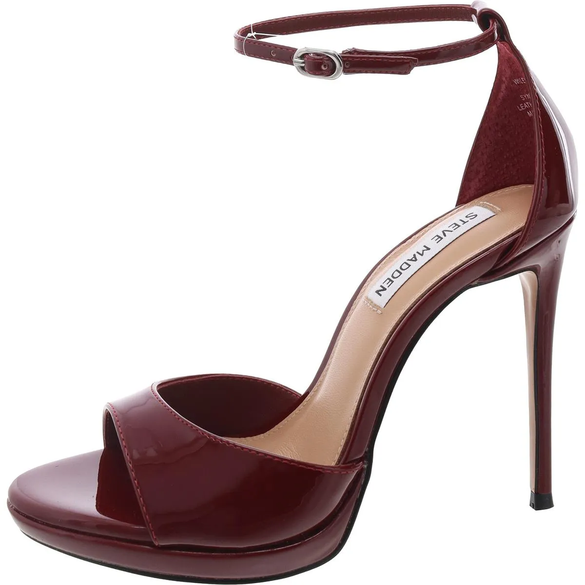 Wiley Womens Rhinestone Manmade Ankle Strap