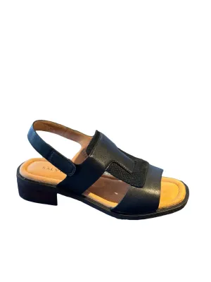 Women Maxim Sandal In Black/black Lizard