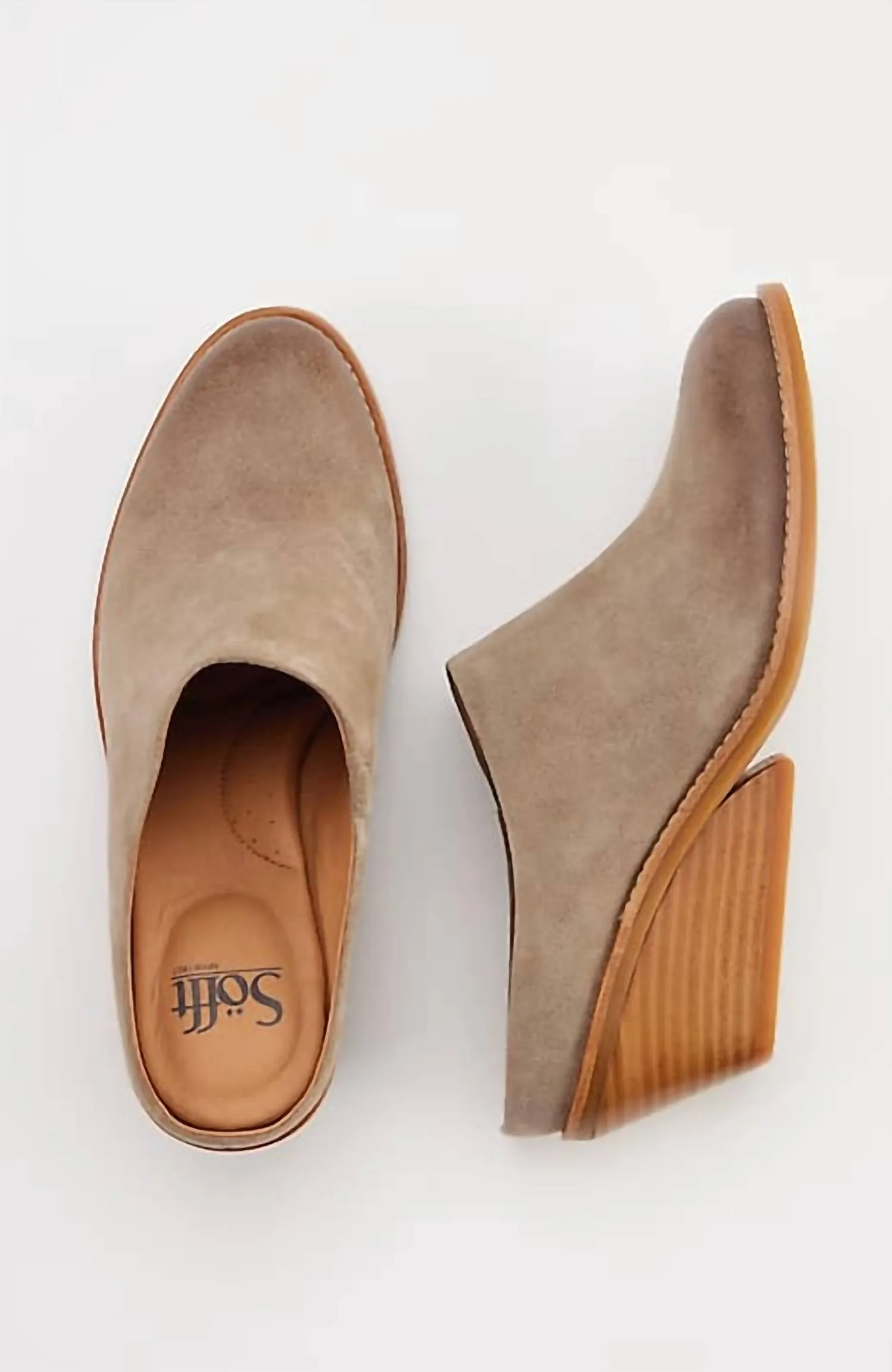 Women Nicki Mules In Grey