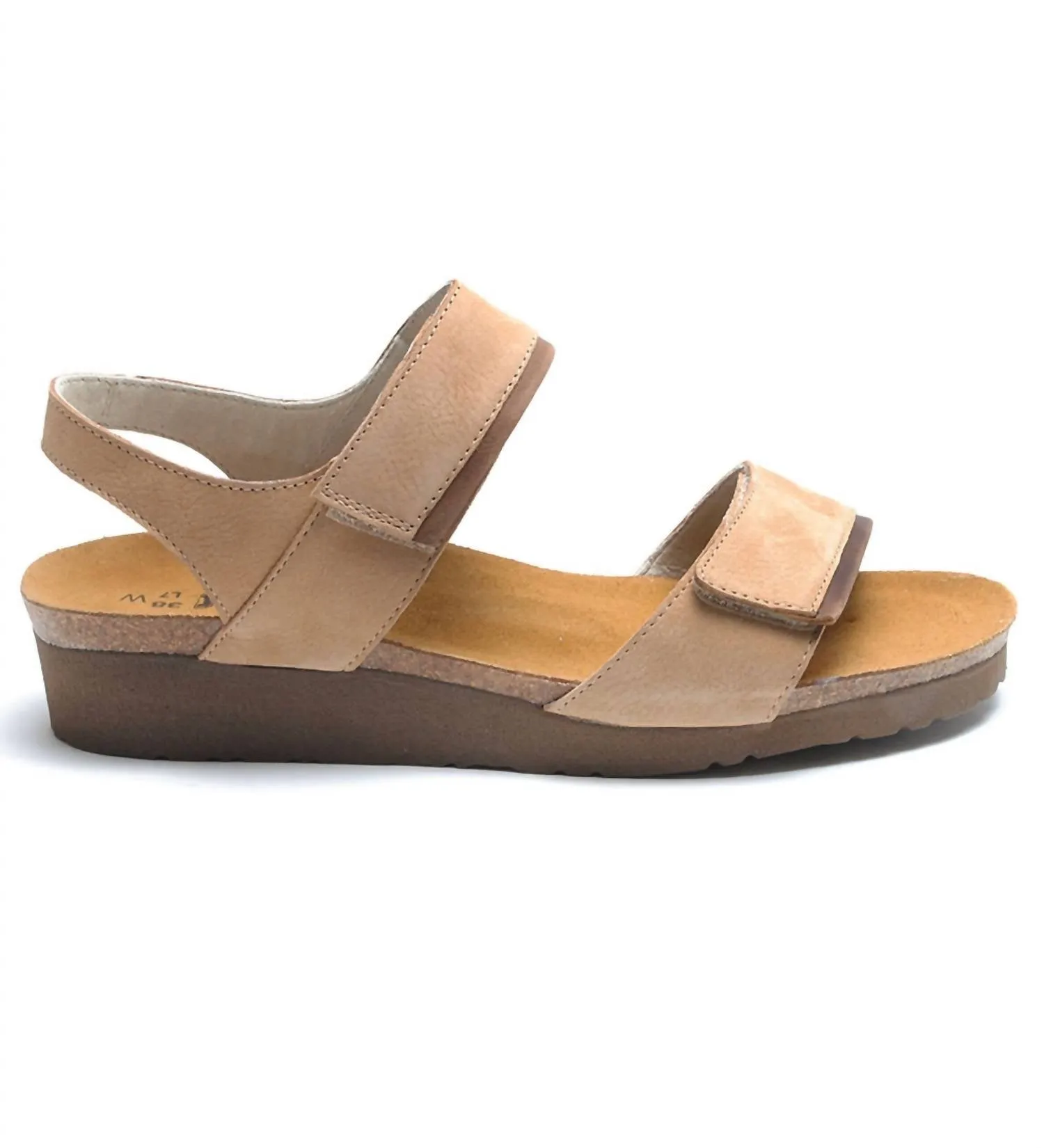 Women's Aisha Sandal In Nude/saddle Brown