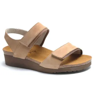Women's Aisha Sandal In Nude/saddle Brown