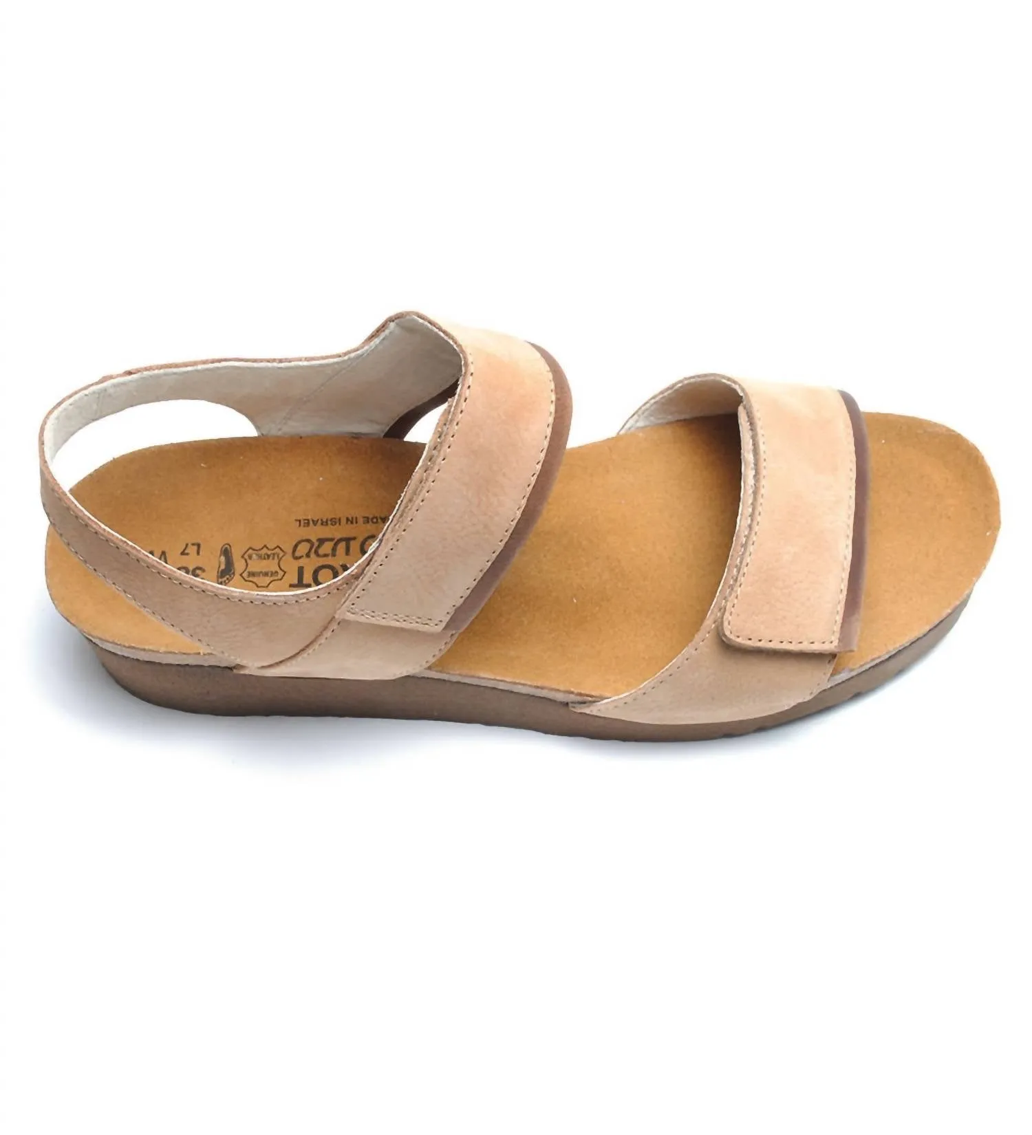 Women's Aisha Sandal In Nude/saddle Brown