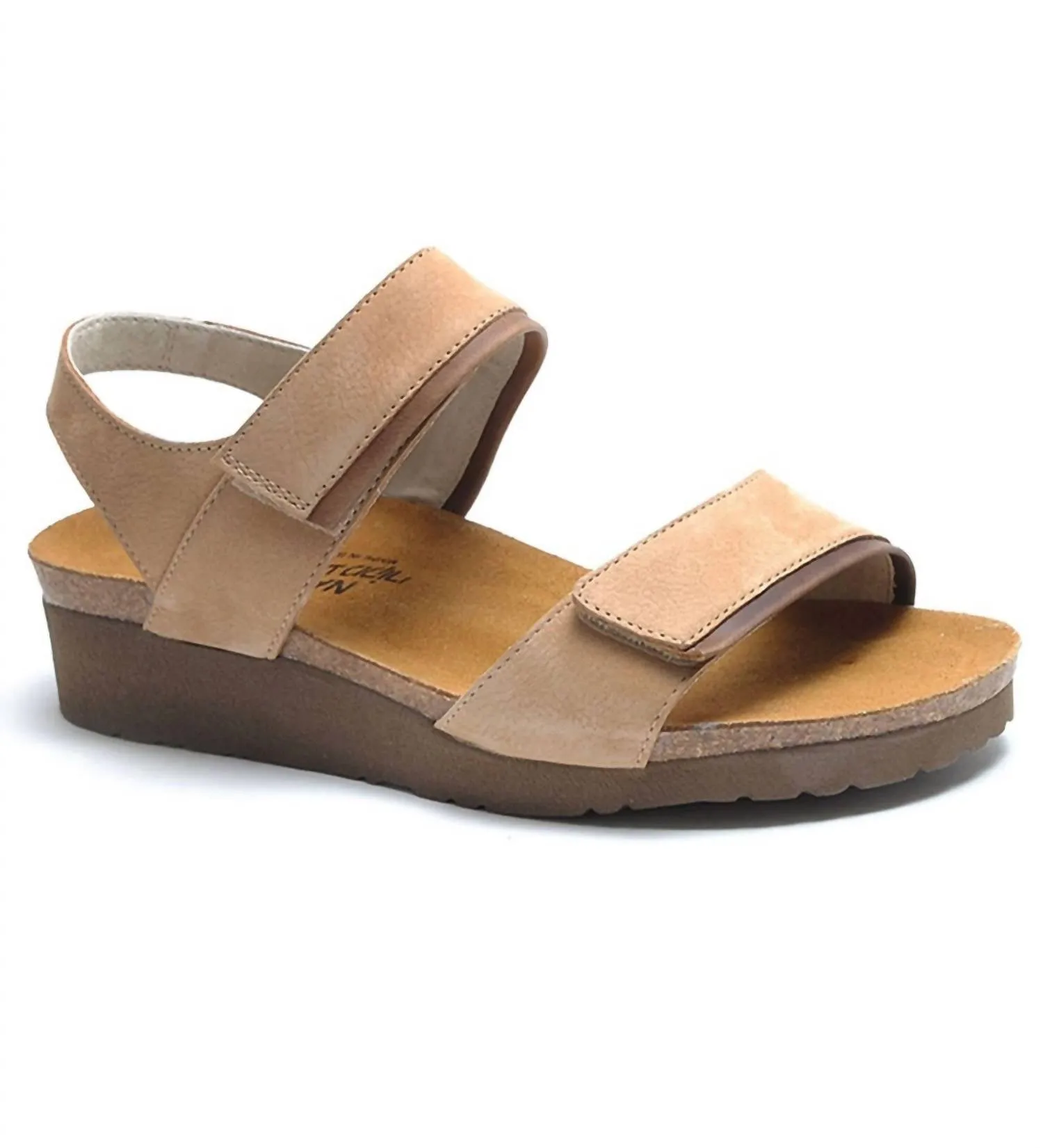 Women's Aisha Sandal In Nude/saddle Brown