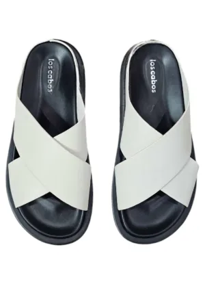 Women's Alara Sandal In Bone/black