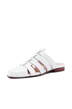 Women's Antilles Gladiator Mule In White