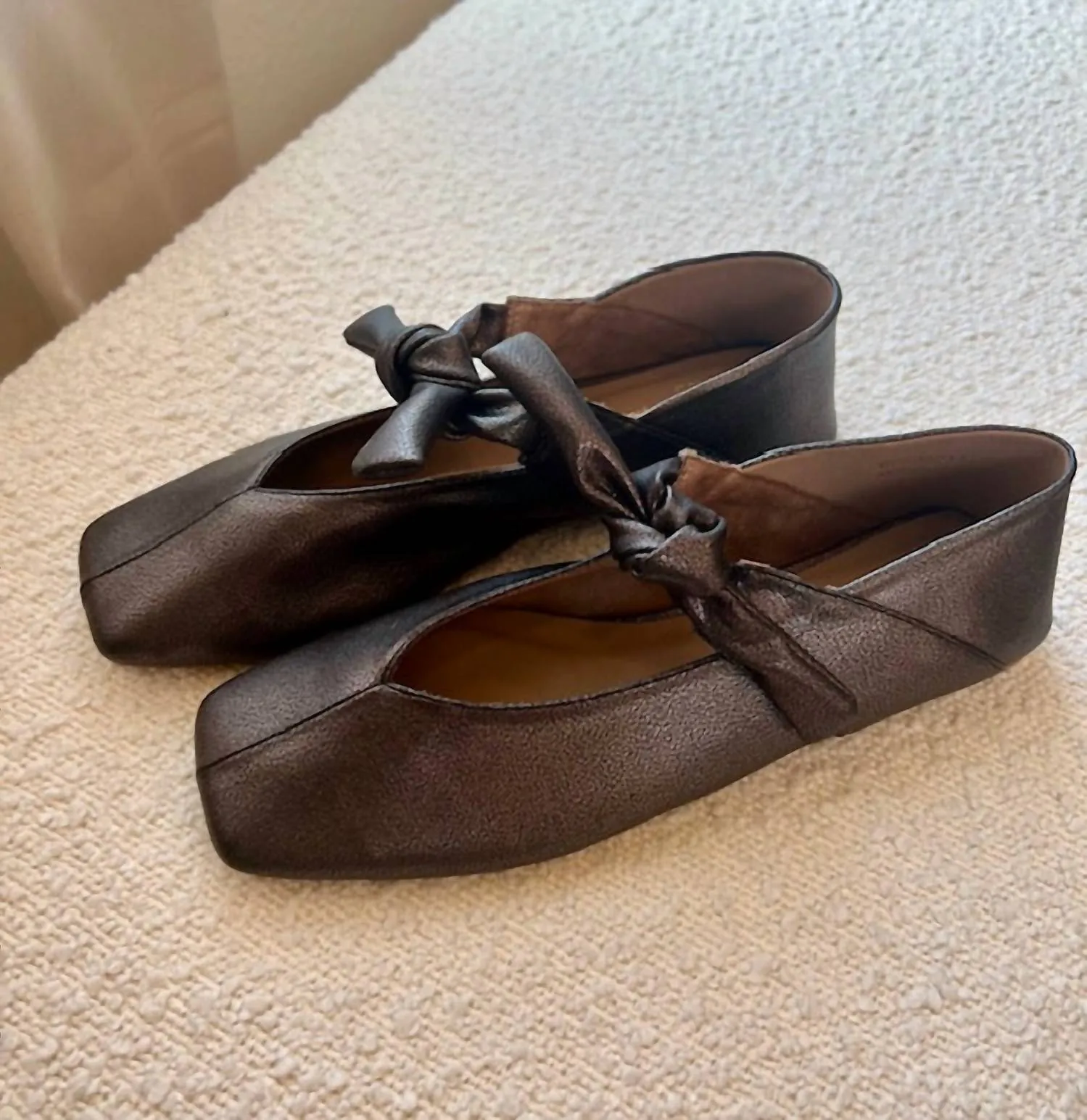 Women's Antonella Ballet Flat Shoes In Brown