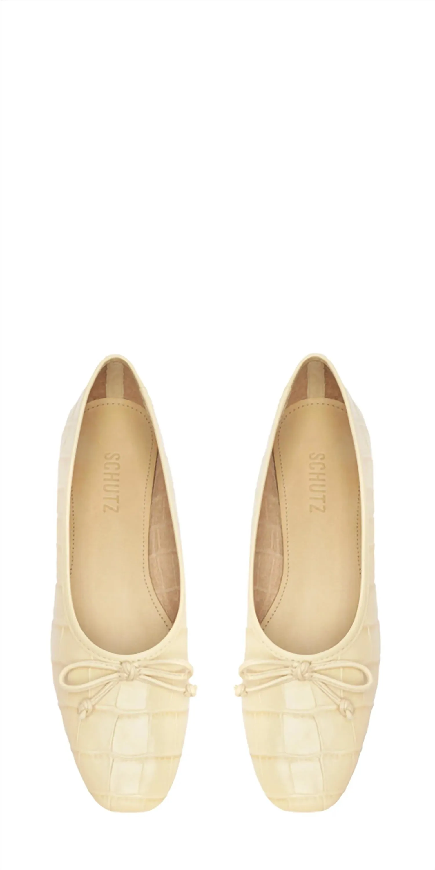 Women's Arissa Ballet Flat In Eggshell