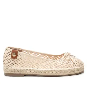 Women's Ballerinas Shoe In Beige