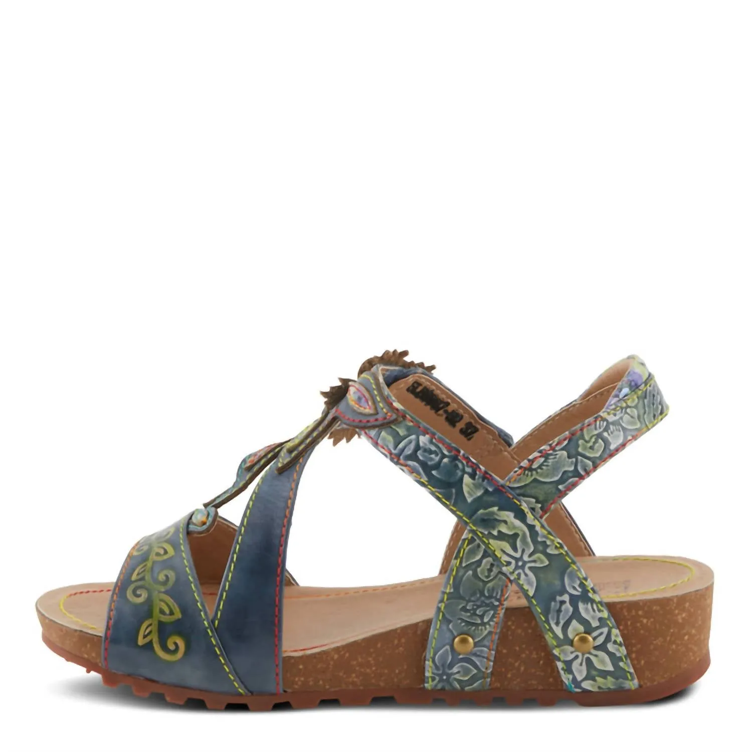 Women's Beloved Sandals In Teal Multi