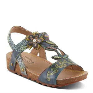 Women's Beloved Sandals In Teal Multi