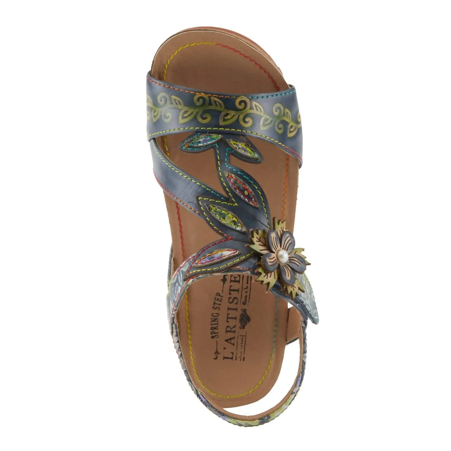Women's Beloved Sandals In Teal Multi