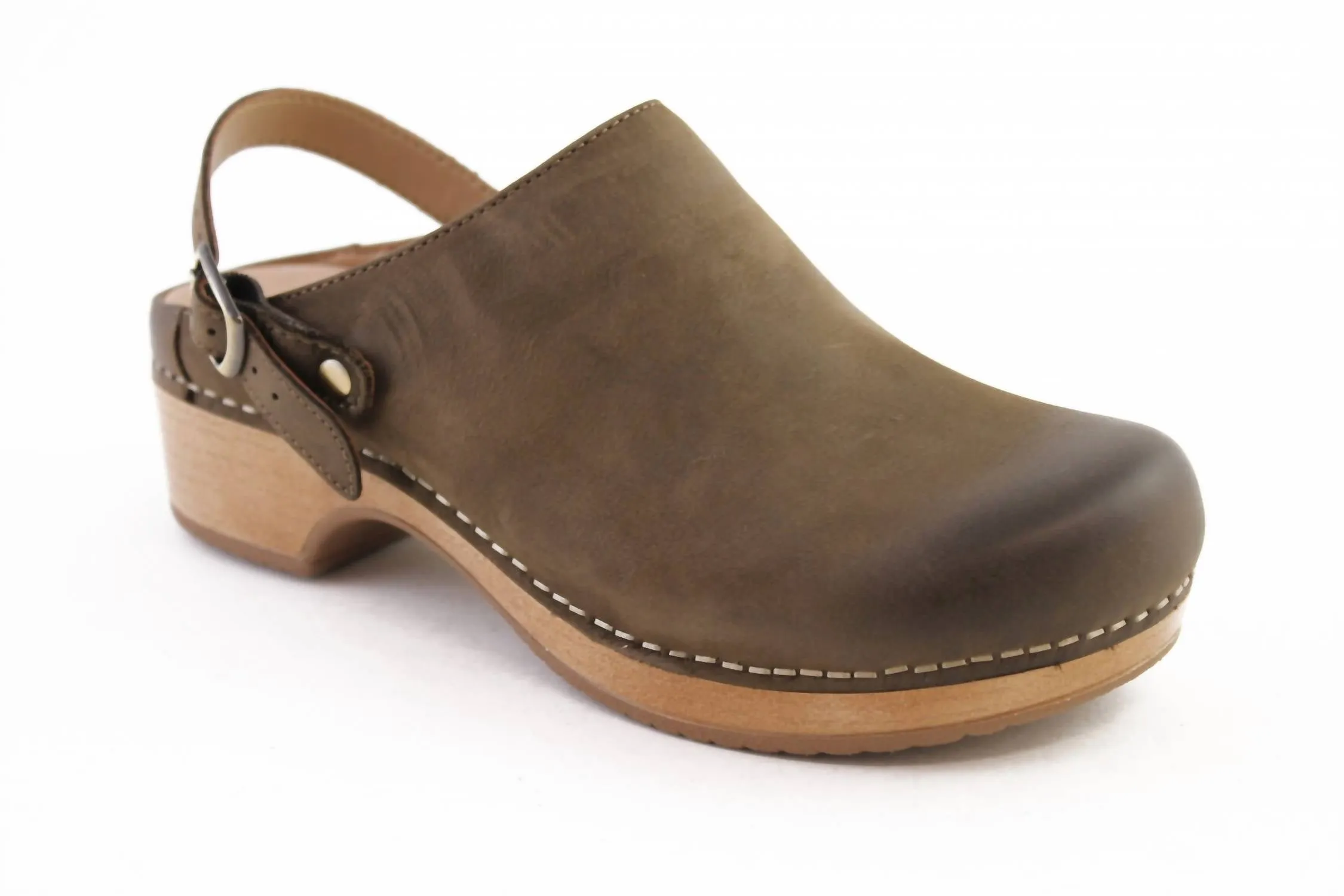 Women's Berry Mule In Mushroom