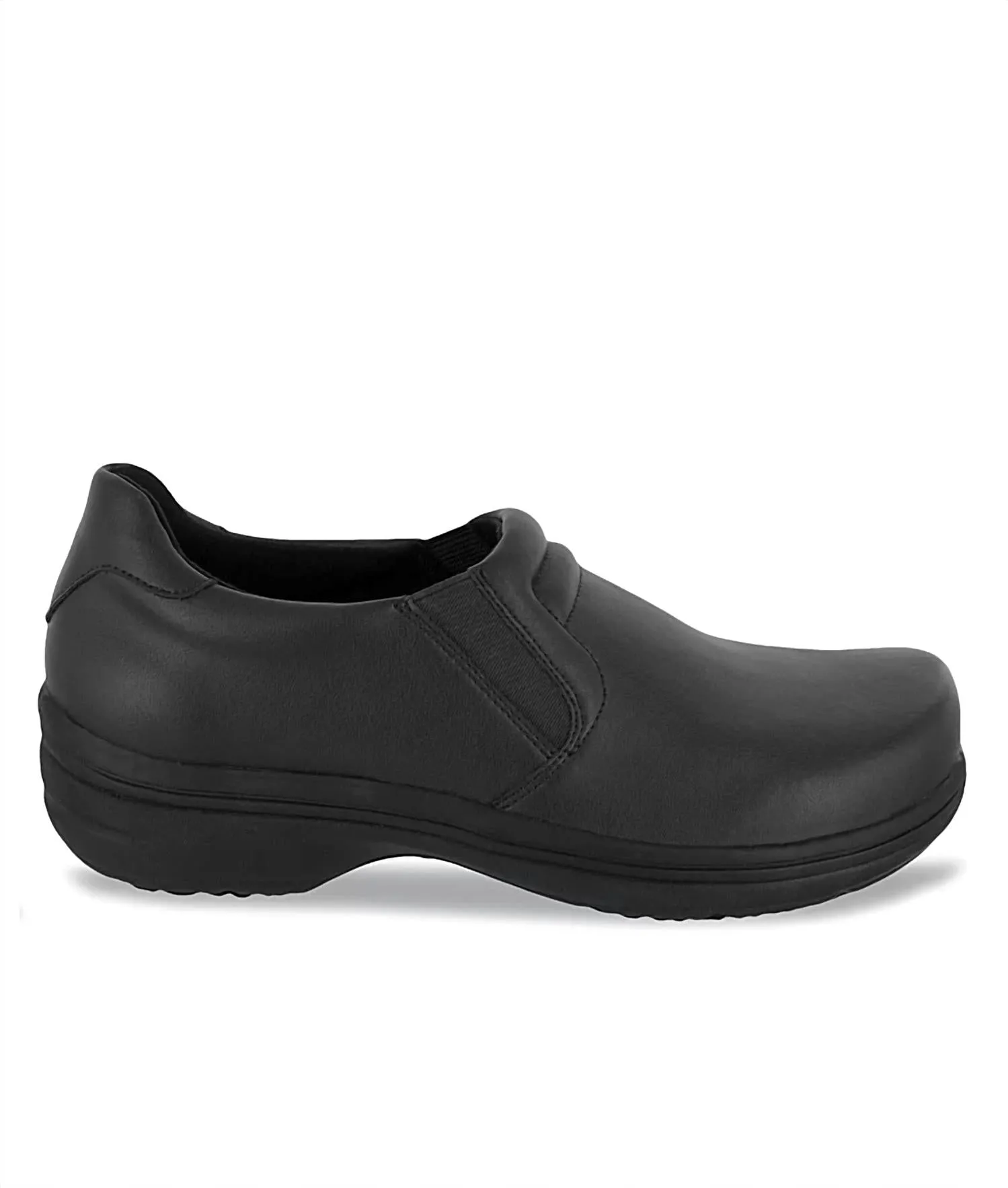 Women's Bind Slip Resistant Work Shoe - Double Wide Width In Black